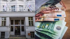 Na snímke je budova Sociálne poisťovne a bankovky