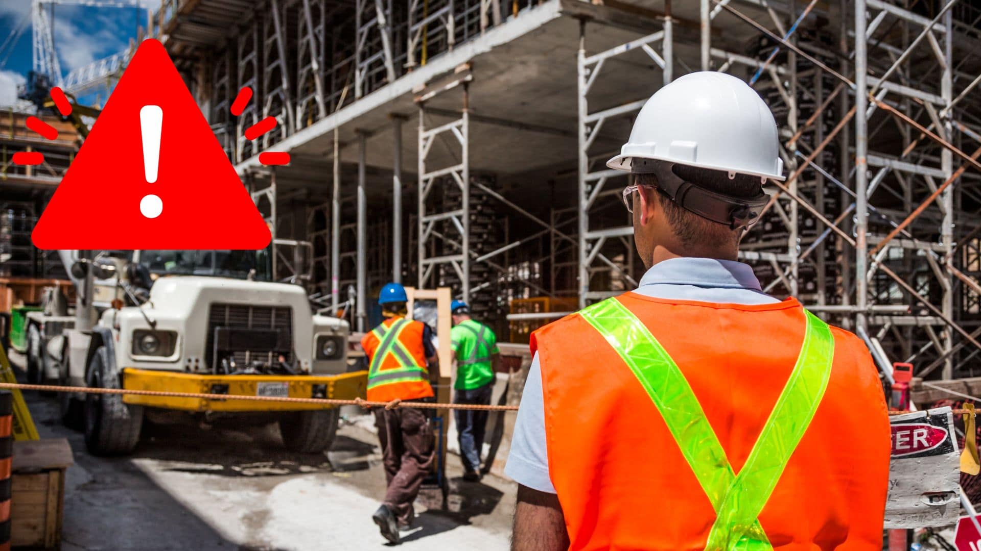 Nebezpečný produkt, vesta, robotníci