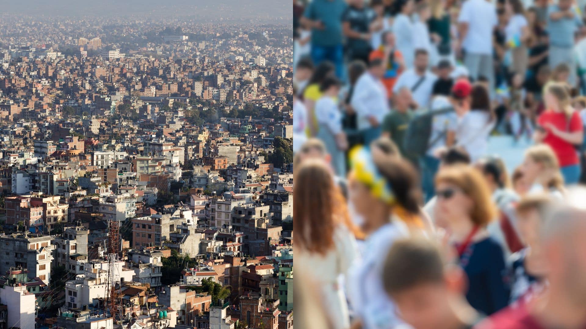 mesto ľudia populácia