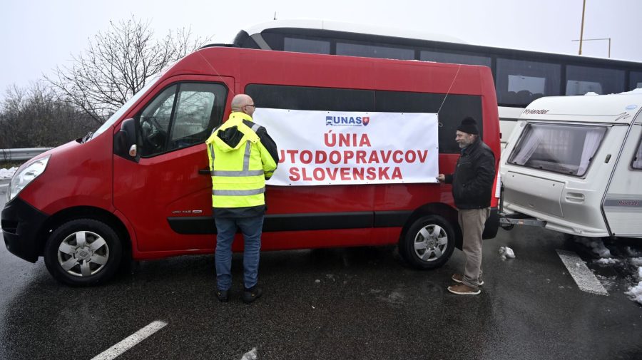 kamióny blokáda únia autodopravcov slovenska