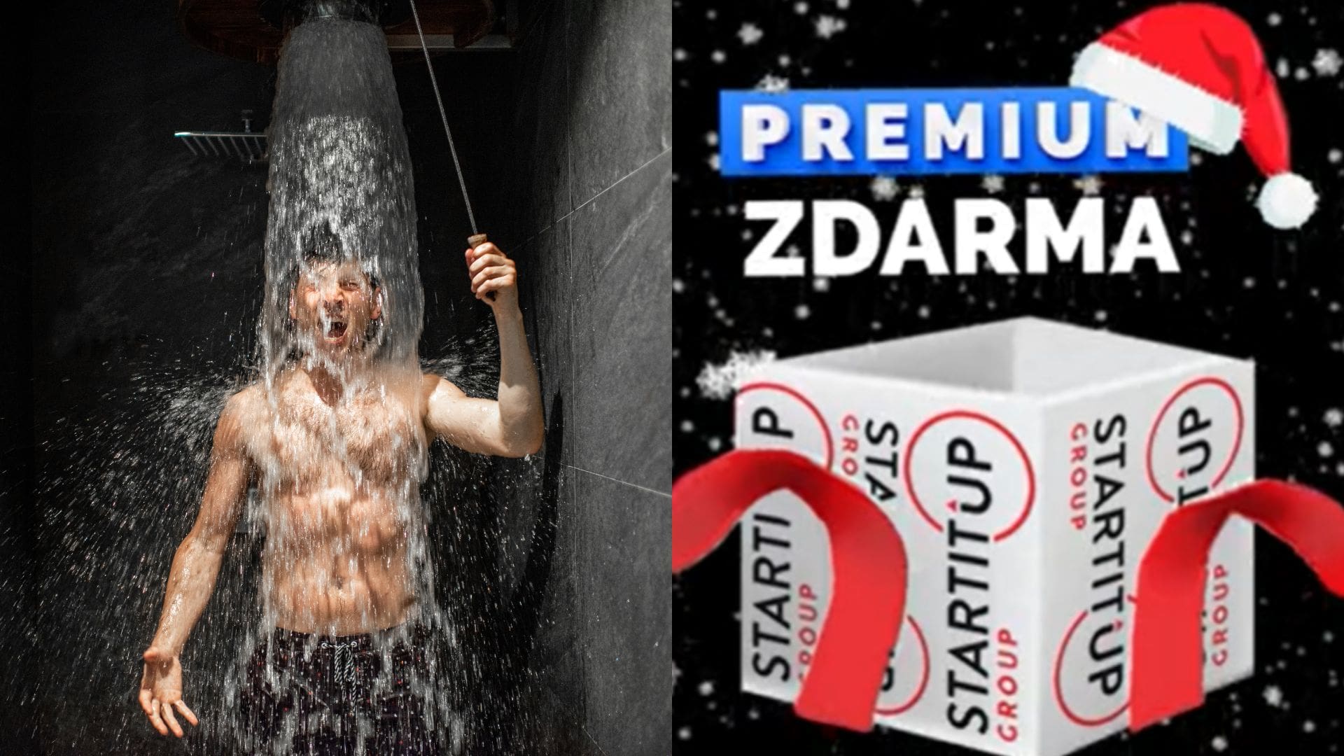 otužovanie sprcha startitup