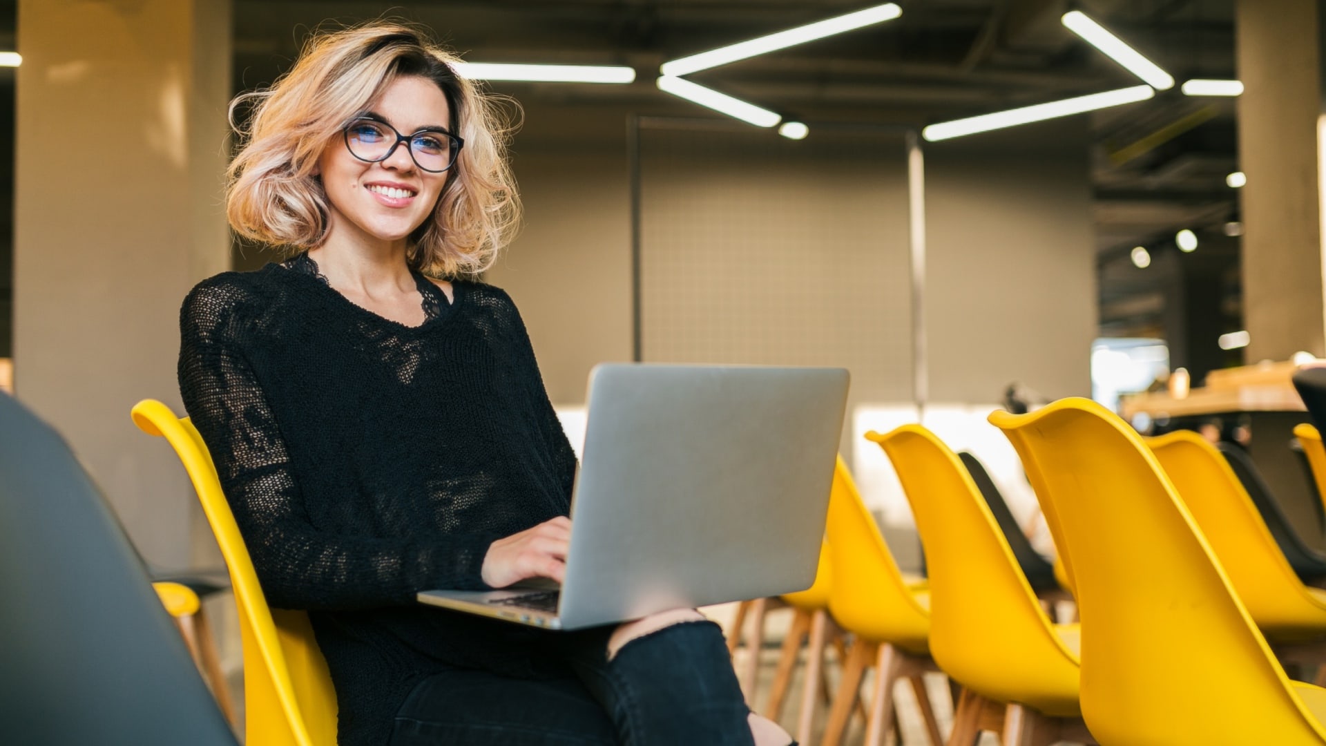 žena, práca, office