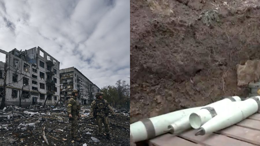 Vojna na Ukrajine, Ukrajina, situácia v Bachmute, dymovnice
