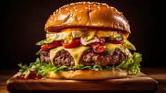 jedlo, burger, strava