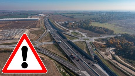 Na snímke z dronu križovatka Triblavina pri Bratislave