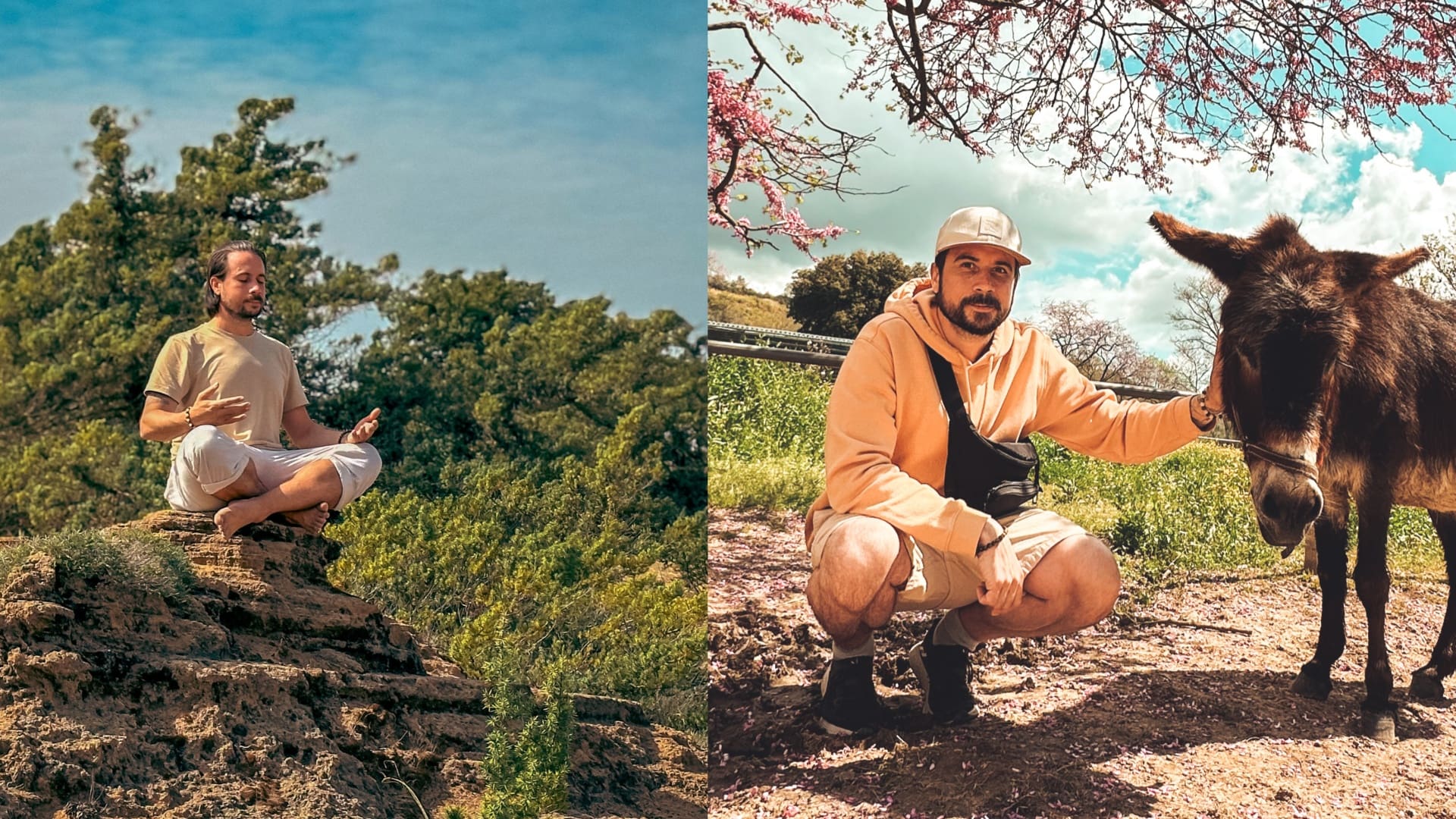 Iván Kubán a oslík