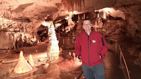Daniel pracuje ako sprievodca v jaskyni