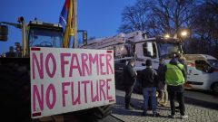 Nemecko traktorový protest farmárov