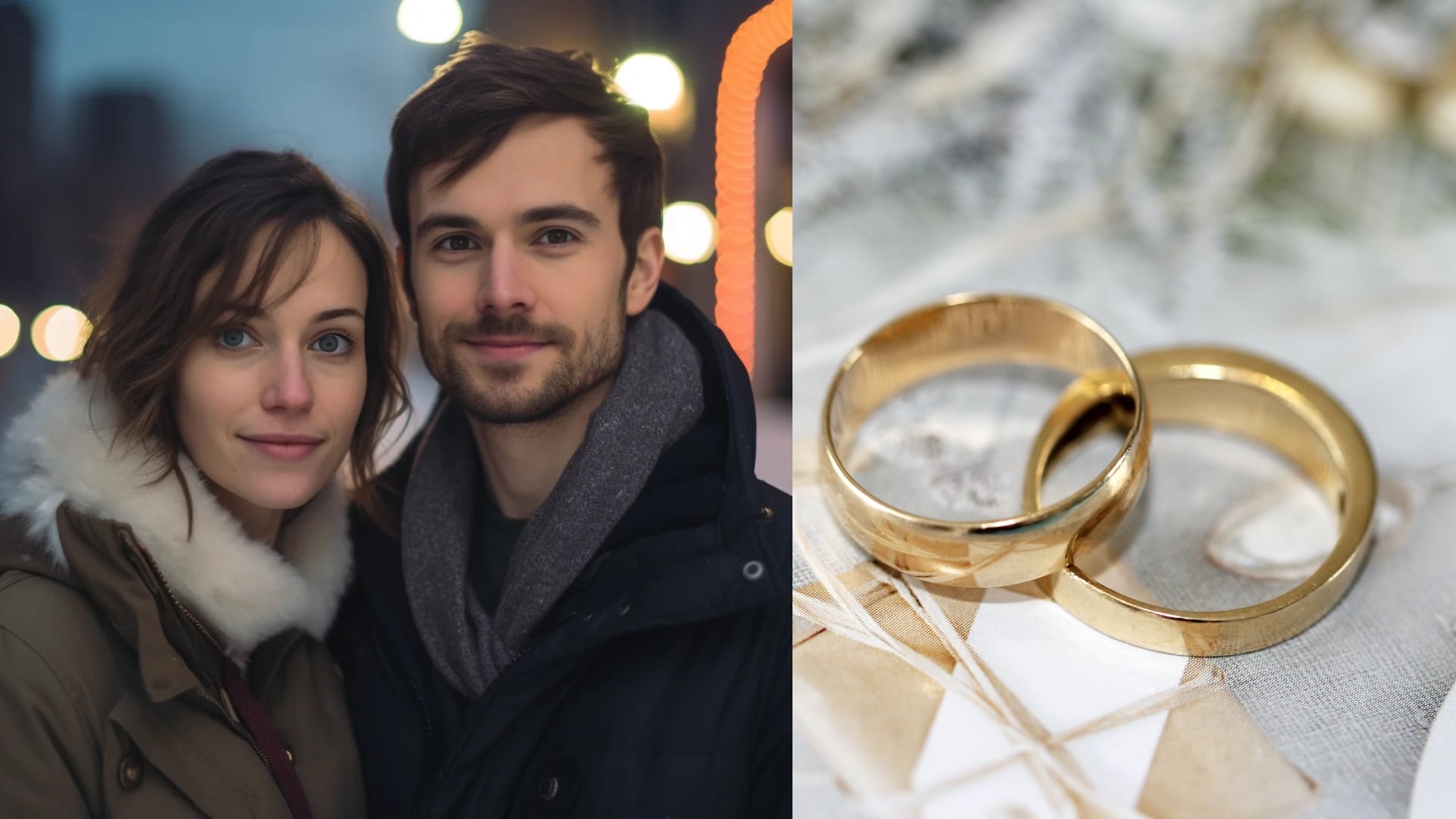 pár, vzťah, prstene