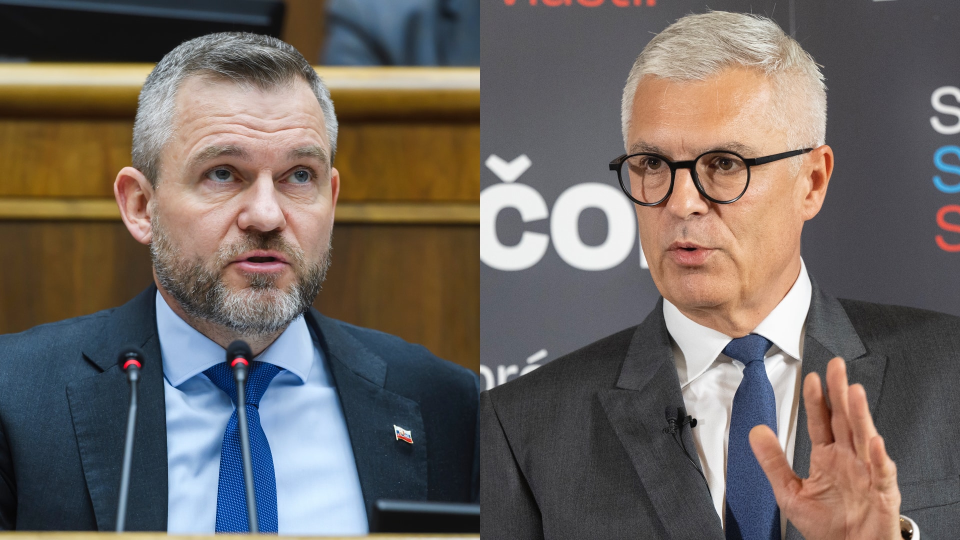 Peter Pellegrini a Ivan Korčok
