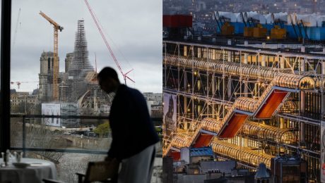 notre-dame katedrála centre pompidou paríž