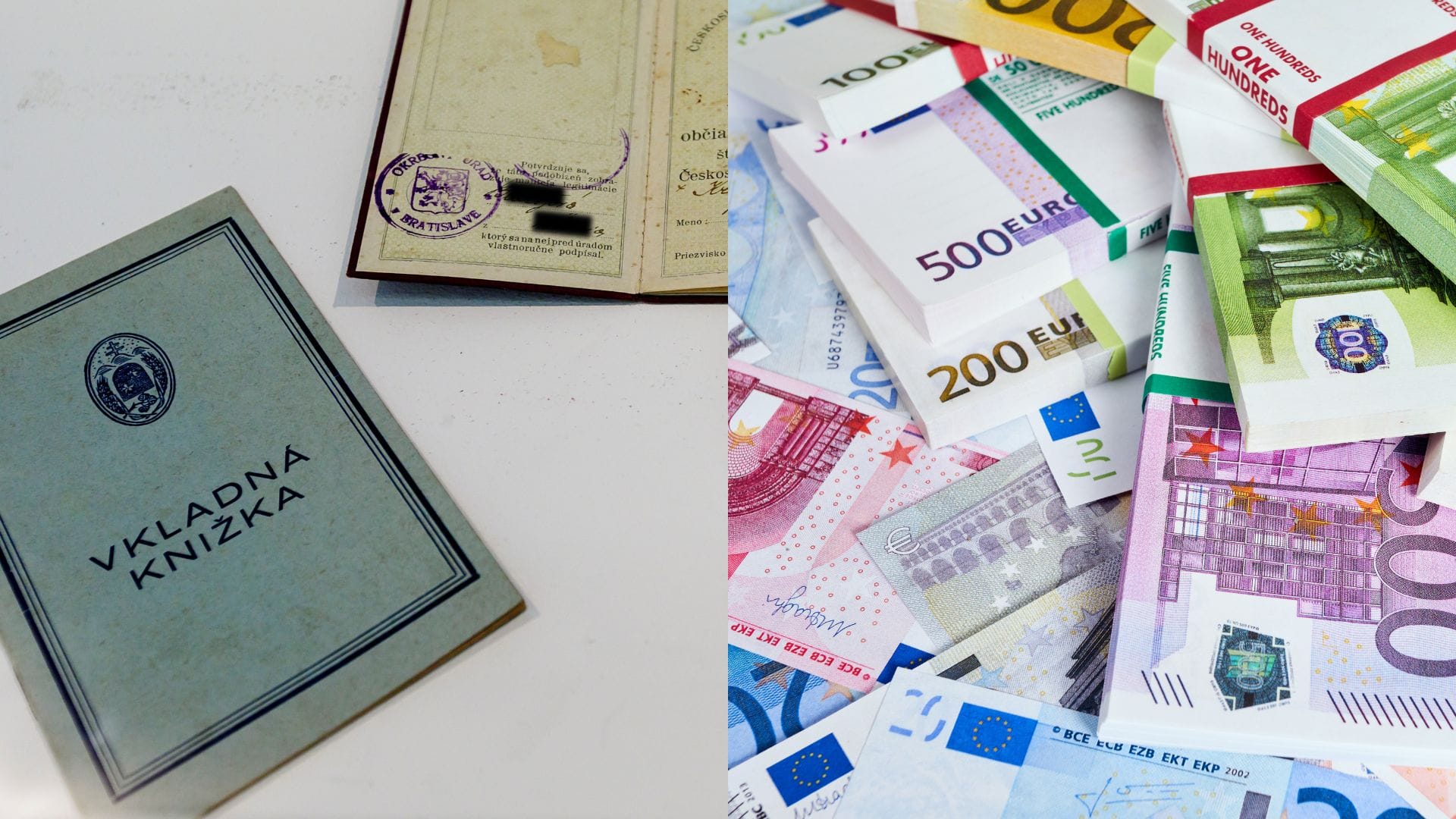 vkladná knižka, termínovaný vklad, peniaze