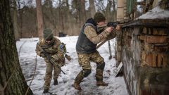 Ukrajinské jednotky, vojna na Ukrajine, vojna na rieke Dneper