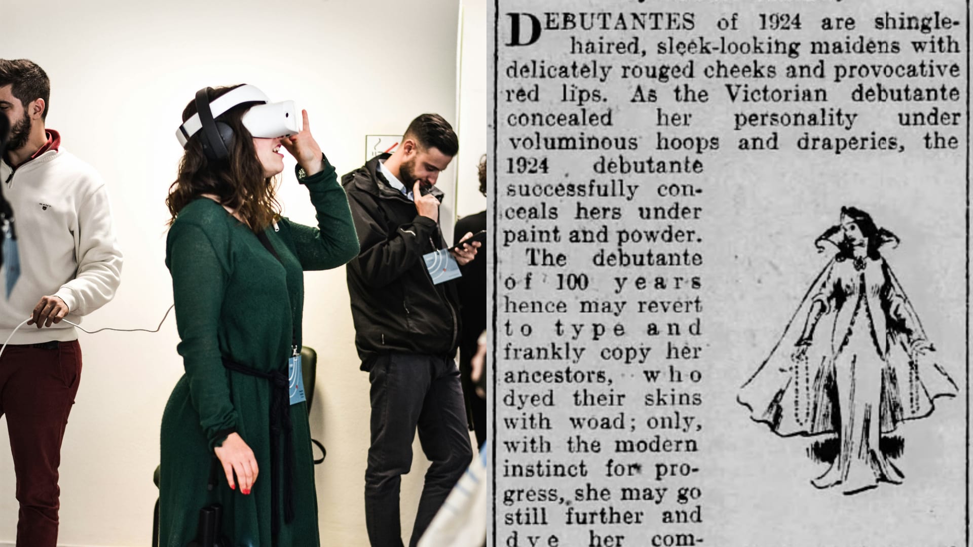 vr a starý časopis