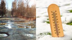 Na snímke jarné počasie