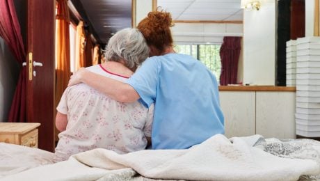 Na snímke dôchodkyňa