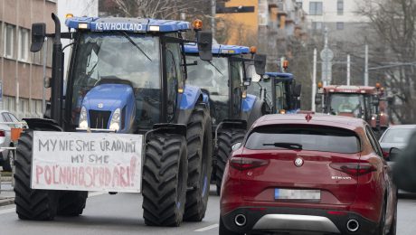 Protesty farmárov