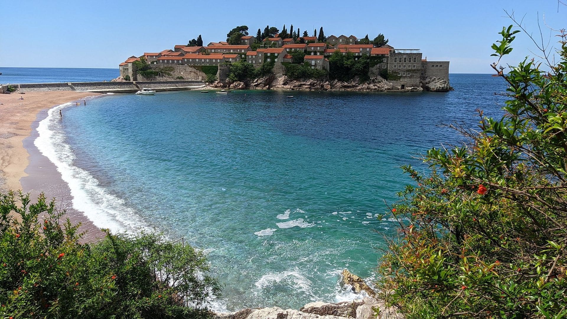 pláž Svätý Štefan