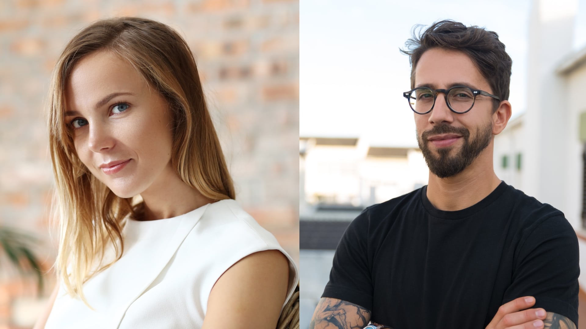 dvojica, žena, muž