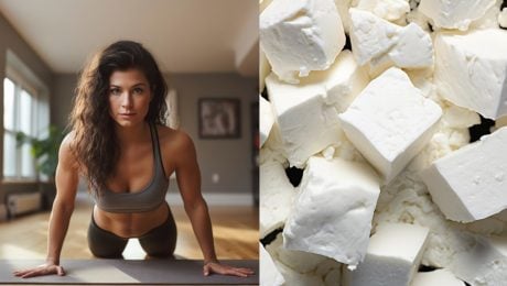 fitness, žena, bielkoviny