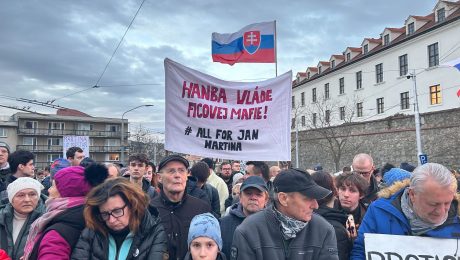 Bratislava, protest proti vláde