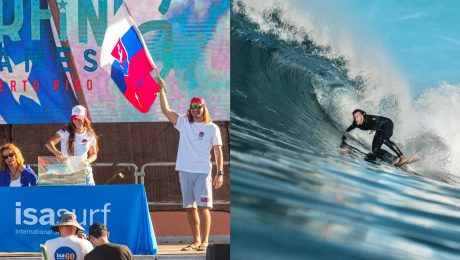 Tomáš sa ako prvý Slovák zúčastnil na Svetových surférskych hrách