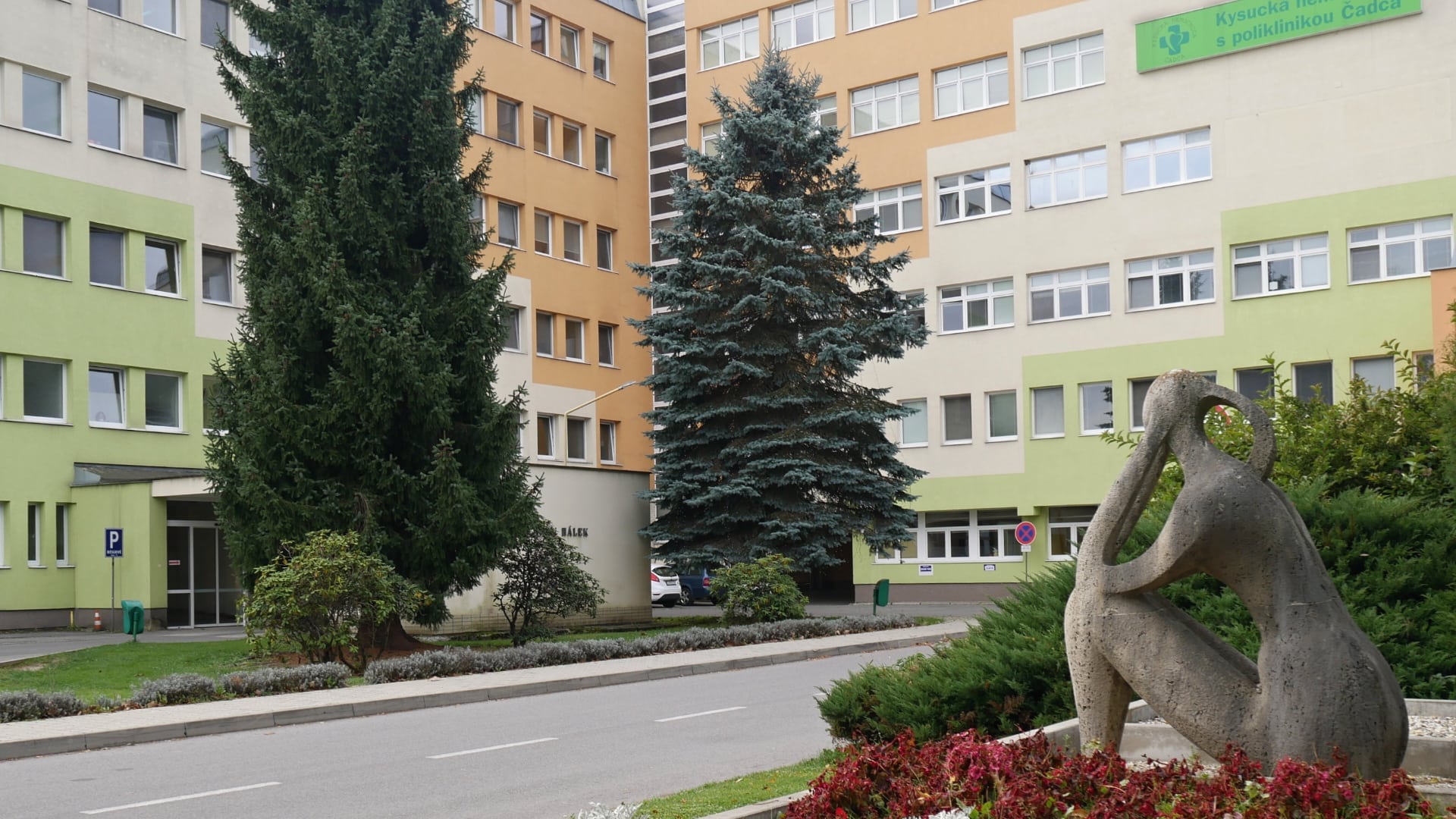 kysucká nemocnica exteriér