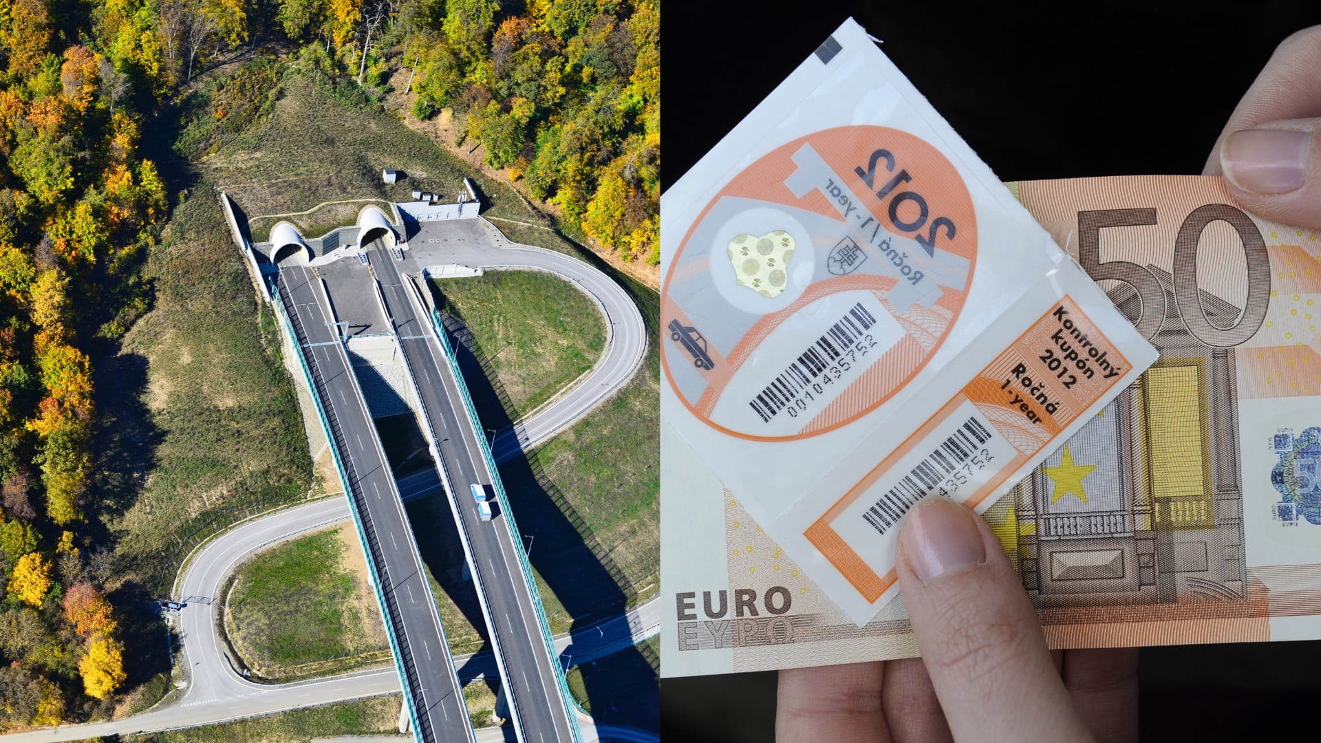 diaľnica, diaľničná známka