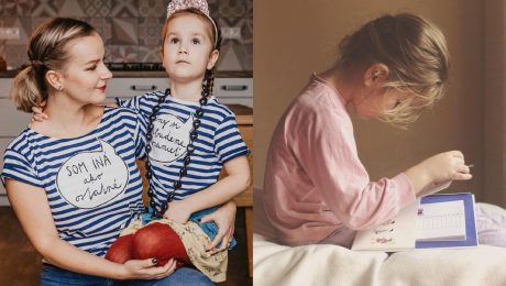 Eva Petričková s dcérkou Paulínkou, Paulínka