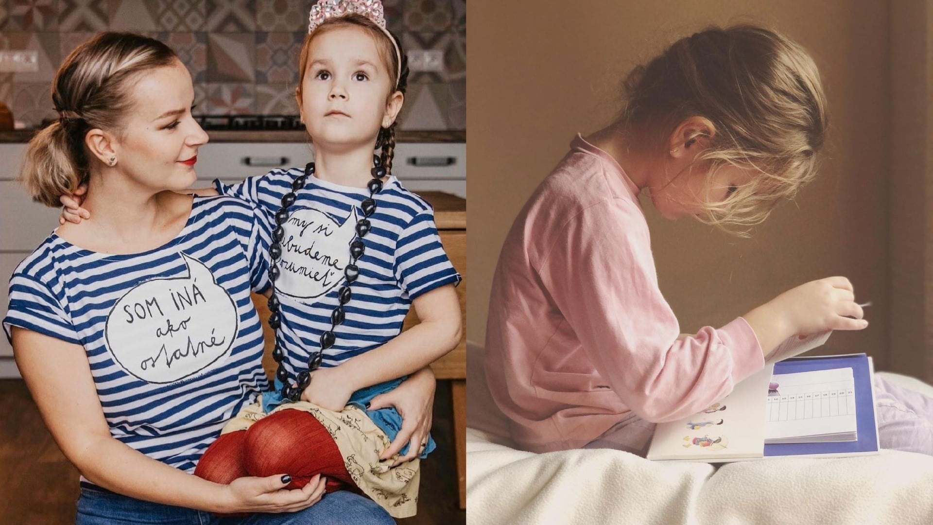 Eva Petričková s dcérkou Paulínkou, Paulínka