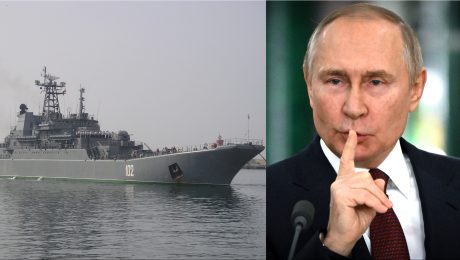Potopená ruská loď