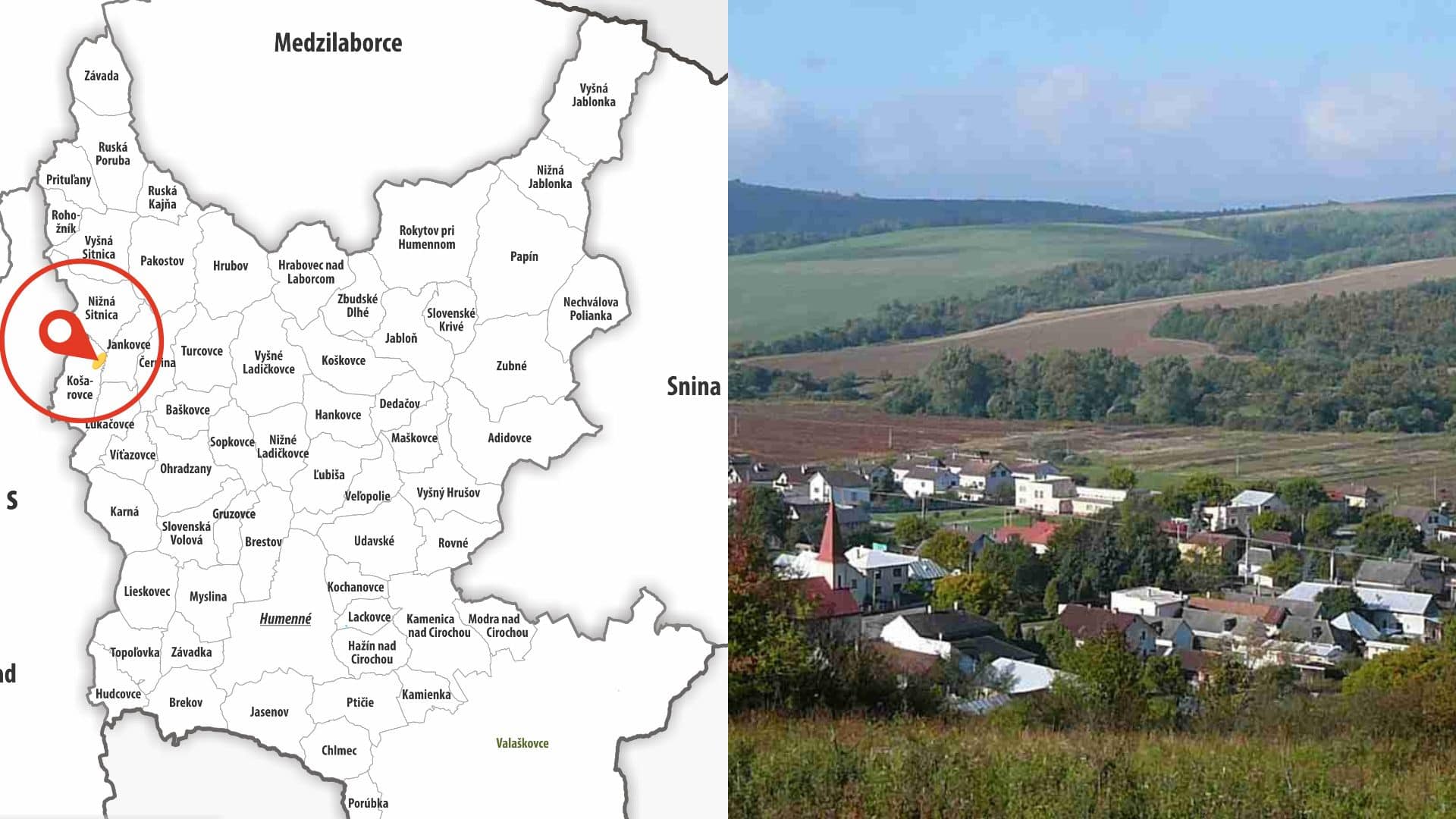 Zemetrasenie na Slovensku, okres Humenné, Jankovce, Košarovce