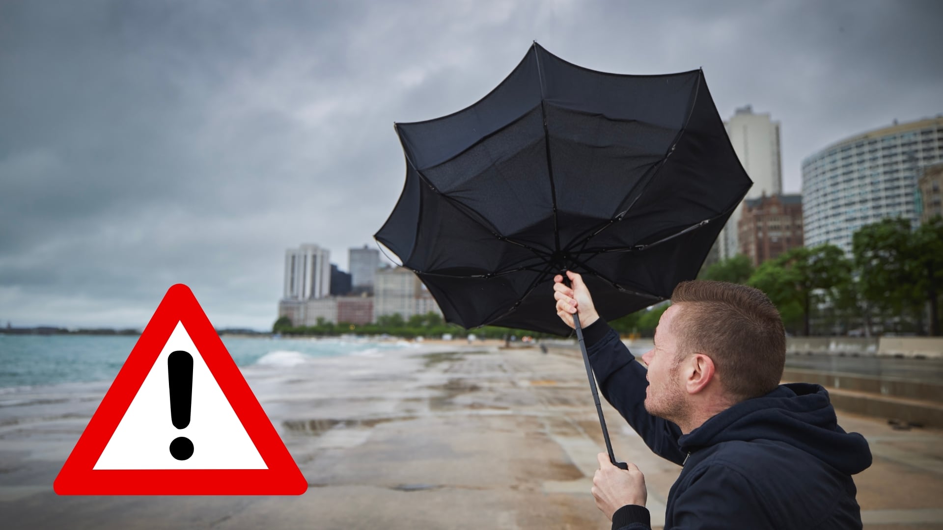 výstraha pred vetrom