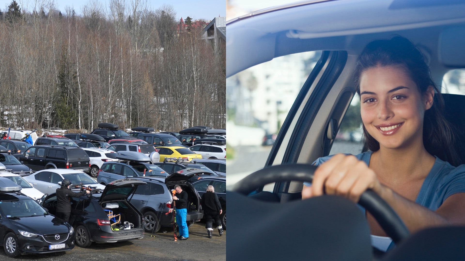 Na snímke autá na parkovisku