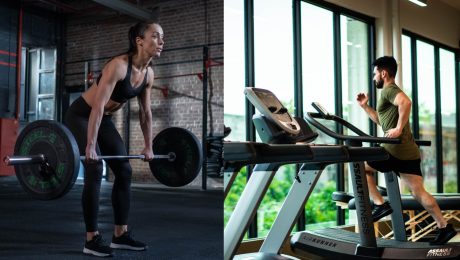 Na snímke fitness ľudia