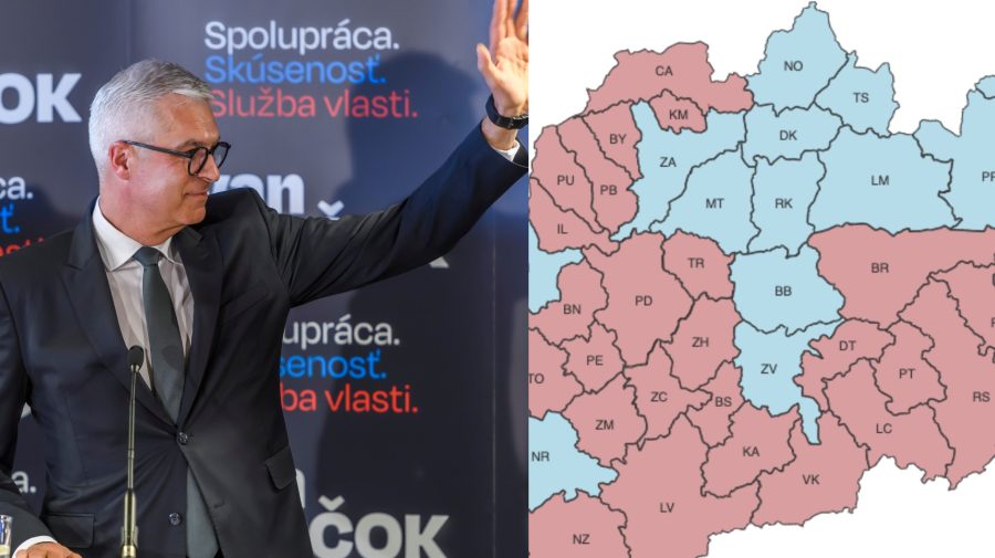 Ivan Korčok, mapa volieb