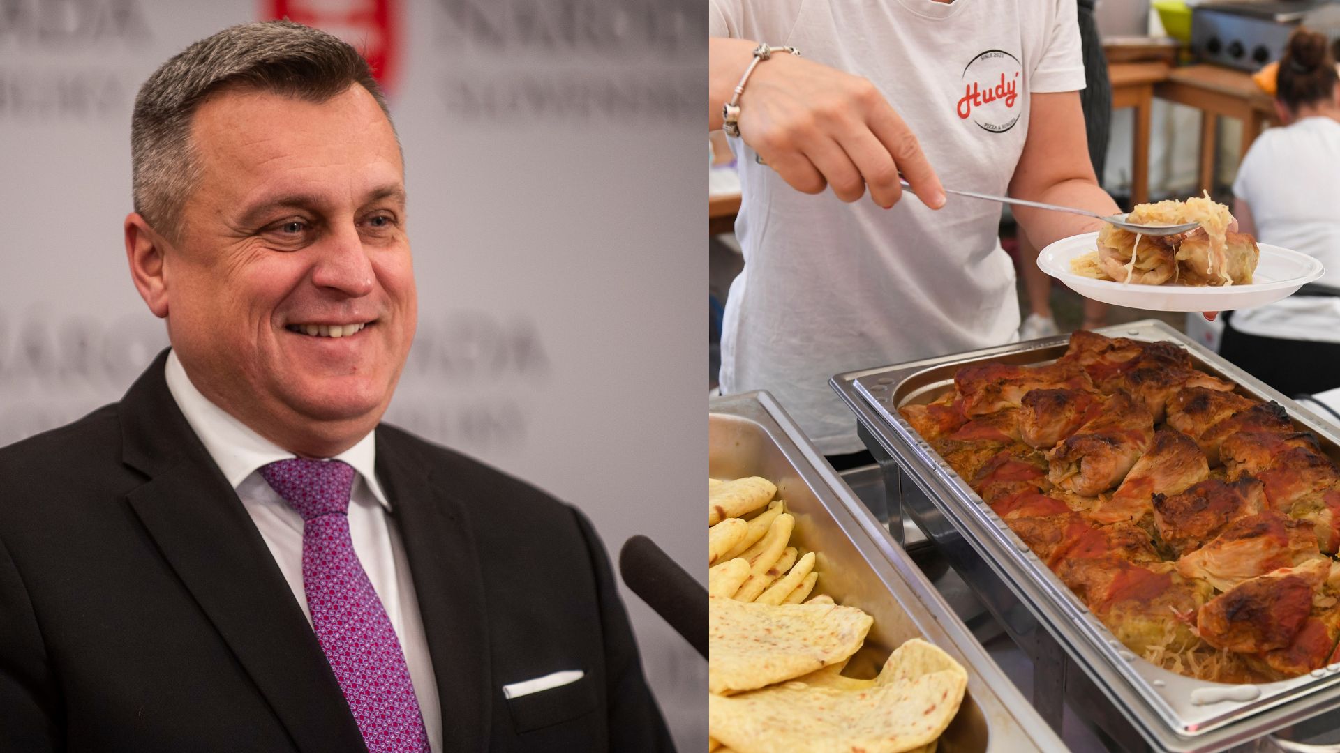 Andrej Danko a slovenské jedlo