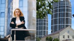 biznis, žena, Sky Park