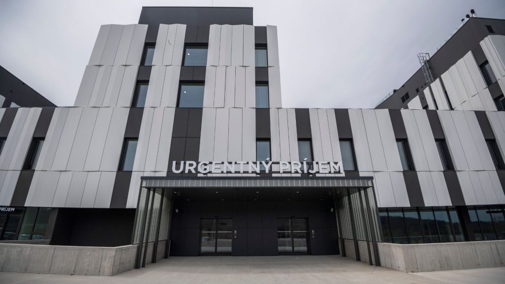 Na snímke urgentný príjem počas otvorenia novej Nemocnice Bory v Bratislave.