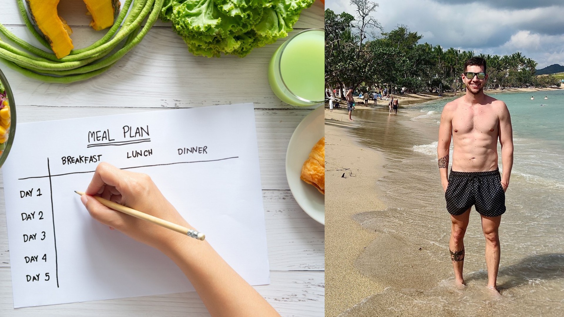 Na snímke je jedálniček a fitnes kouč Kadlec