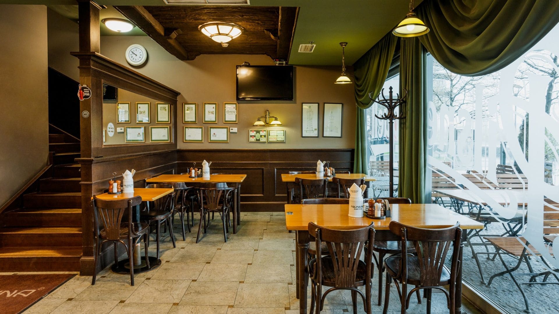 Priestory reštaurácie Kolkovna.