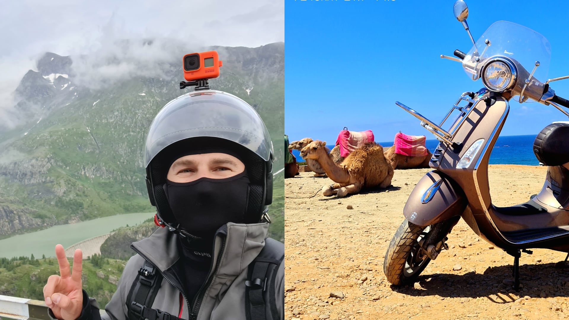 Jozef sa dostal na skútri až do Afriky