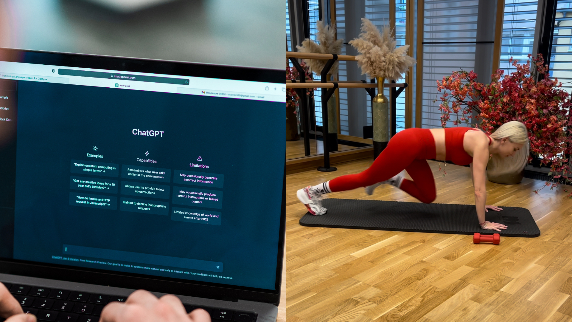 ChatGPT dokáže vytvoriť tréningový program za pár sekúnd