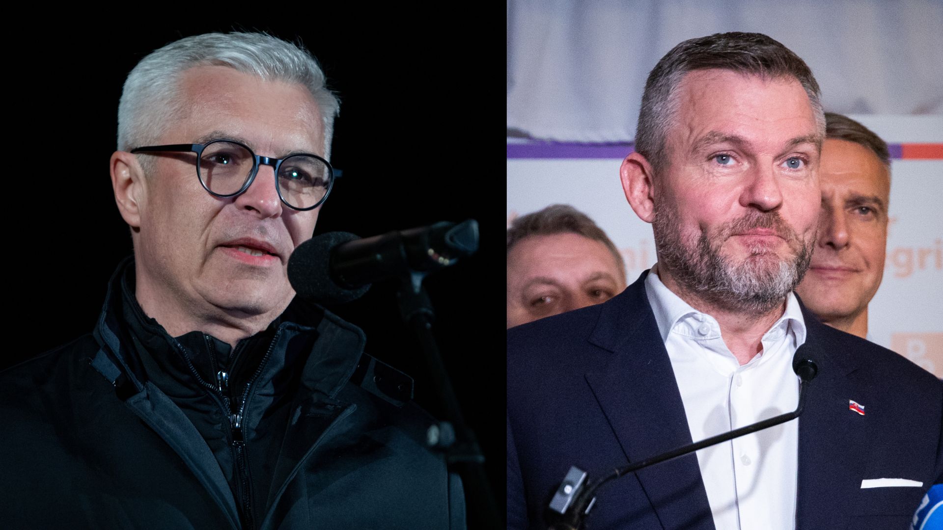 Na snímke Ivan Korčok a Peter Pellegrini