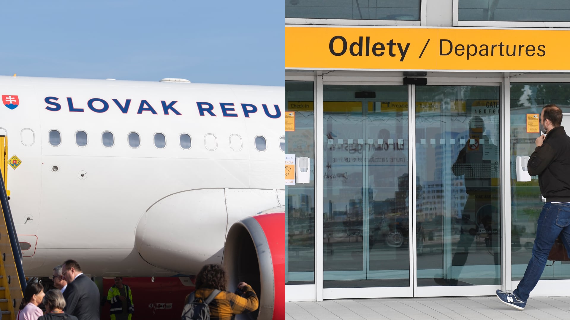 Let Bratislava Košice, lietadlo, letisko