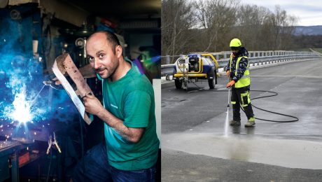 práca, zvárač, cestár