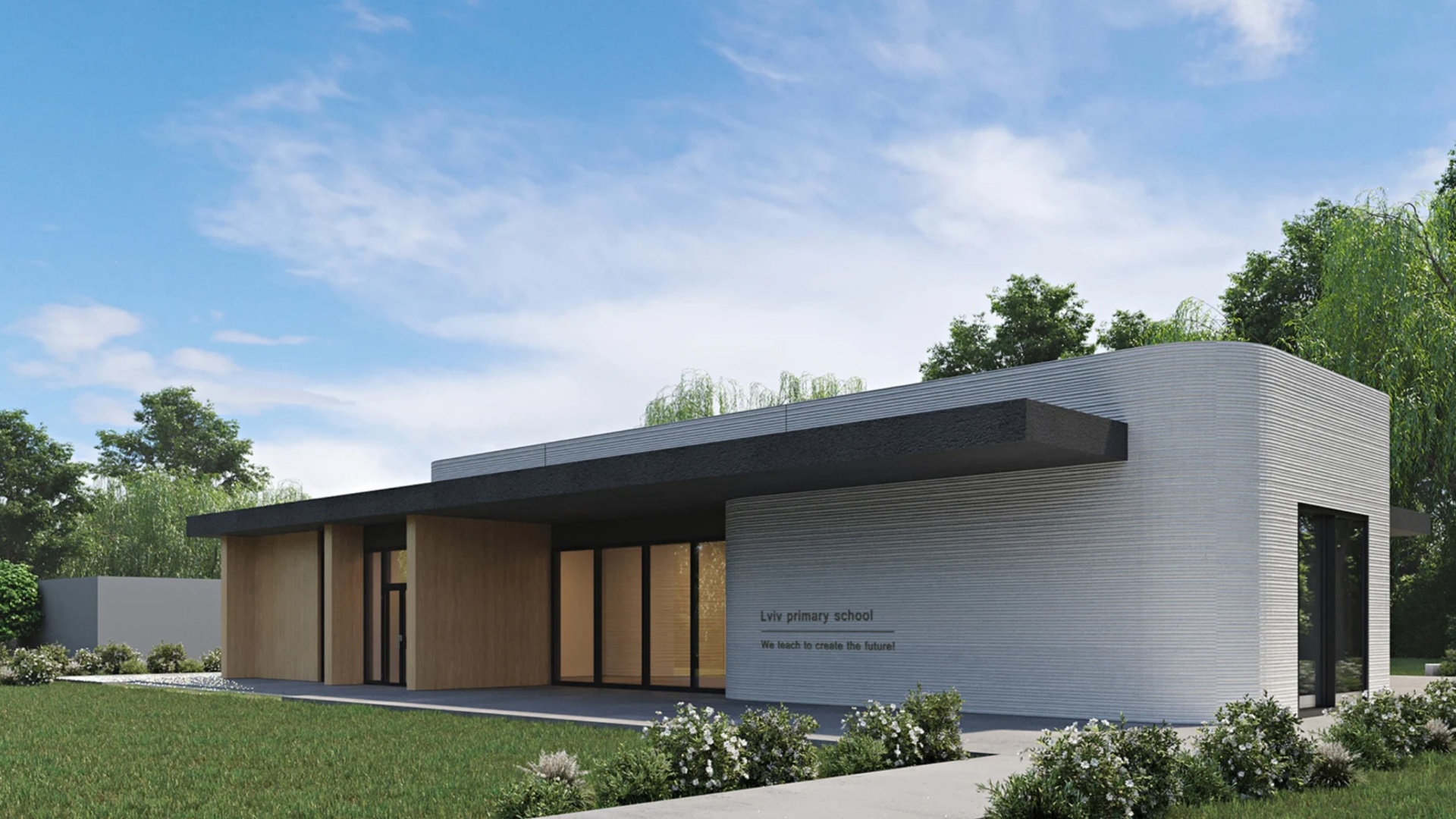 Škola postavená 3D tlačou