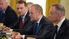 Poľský prezident Andrzej Duda a premiér Donald Tusk