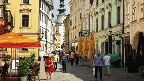 Ulica centra Bratislavy