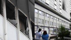 požiar, nemocnica, košice